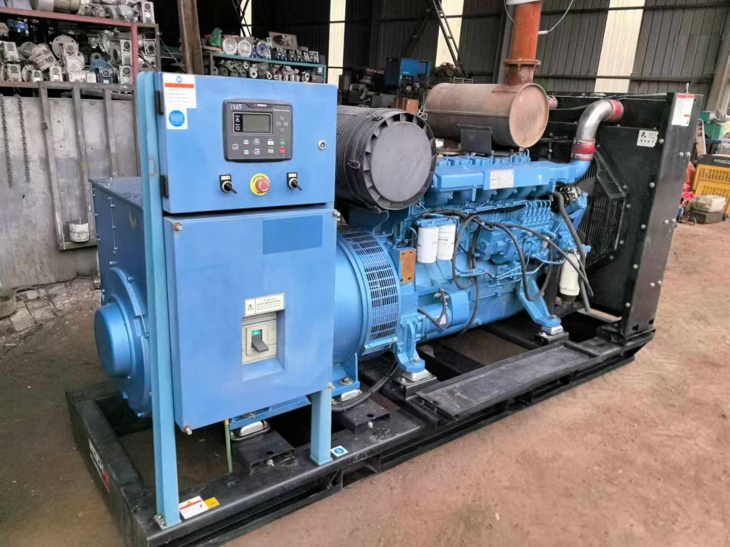 赛罕500kW 柴油发电机组可带动设备功率的计算公式是什么？